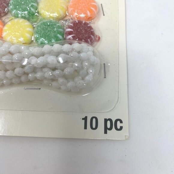 Michaels 10 Pc Merry Mini Ornaments Tree Topper Garland Candyland Nutcracker - Picture 4 of 6